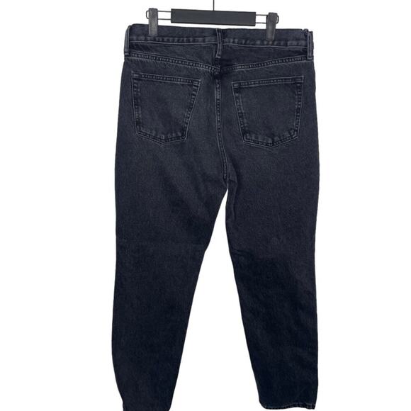 Old Navy Jeans Mens Size 32x30 Black Faded Straight Taper Denim Dark Wash - Picture 2 of 16